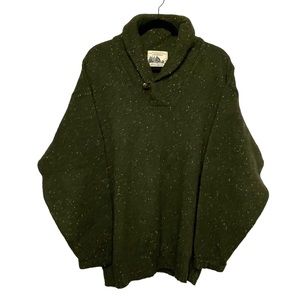 Vintage Oversized Cowl Neck Sweater Dark Academia
